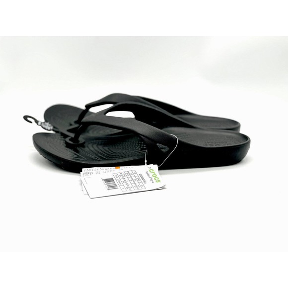 Crocs Shoes Women Size 10 Iconic Comfort Kadee 2 Flip Flops Sandals - Picture 3 of 7